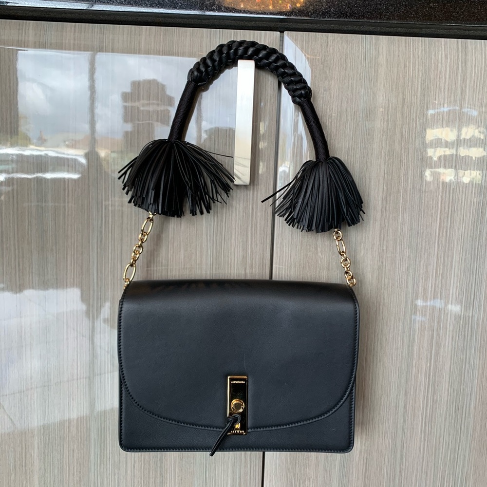 Altuzarra Ghianda Leather Tassel Shoulder Bag